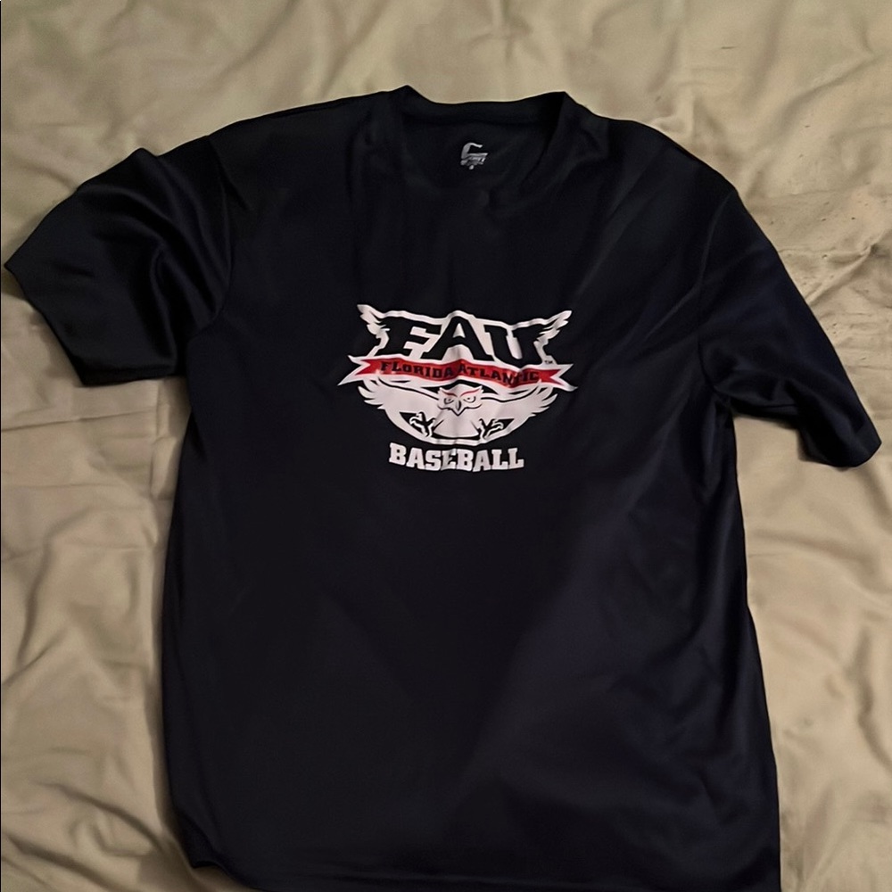 FAU Baseball Navy Blue T-Shirt